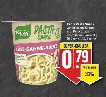 Edeka Knorr Pasta Snack Angebot