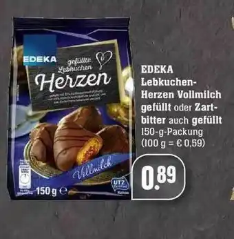 Edeka Edeka Lebkuchen-herzen Vollmilch Gefüllt Angebot