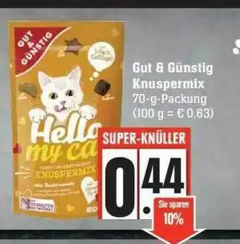 Edeka Gut & Günstig Knuspermix Angebot