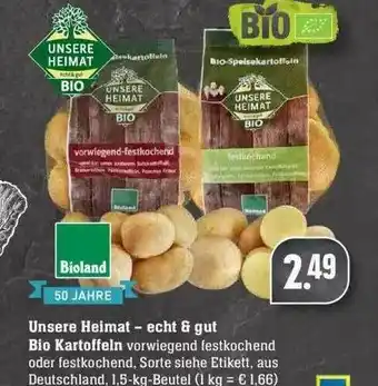 Edeka Unsere Heimat- Echt & Gut Bio Kartoffeln Angebot