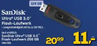 Euronics SanDisk Ultra USB 3.0" Flash-Laufwerk Angebot