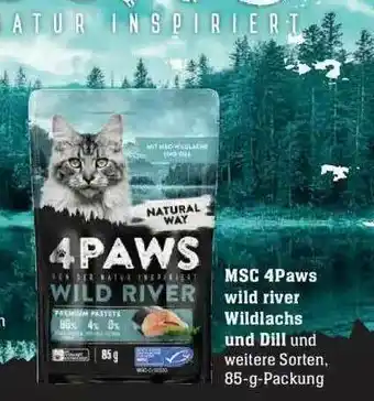 Edeka Msc 4 Paws Wild River Wildlachs Und Dill Angebot