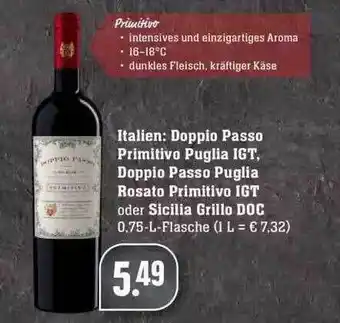 Edeka Italien: Doppi Passi Primitivo Puglia Igt Angebot