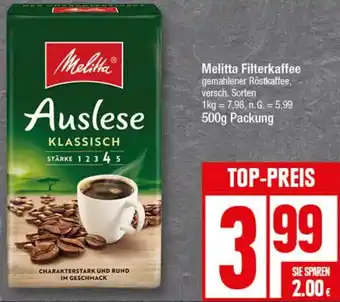 Elli Markt Melitta Filterkaffee 500 g Packung Angebot