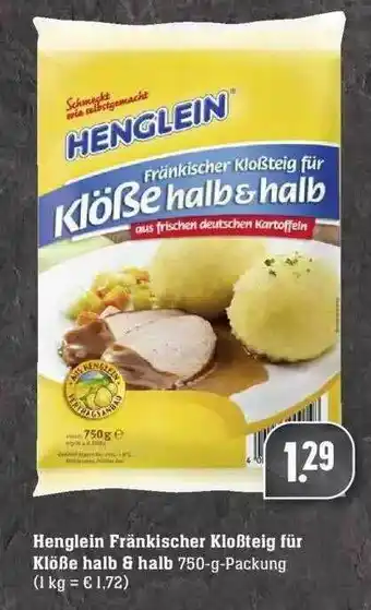 Edeka Henglein Fränkischer Kloßteig Für Klöße Halb & Halb Angebot