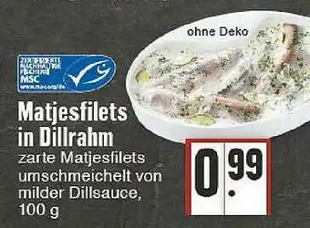 Edeka Matjesfilets In Dillrahm Angebot