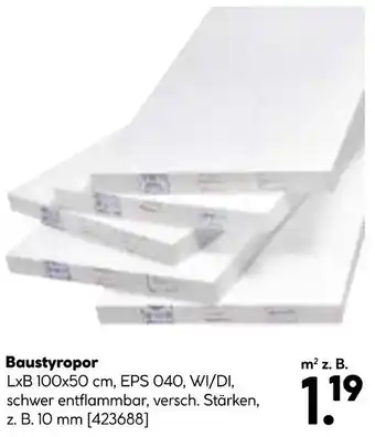 BayWa Baustyropor Angebot