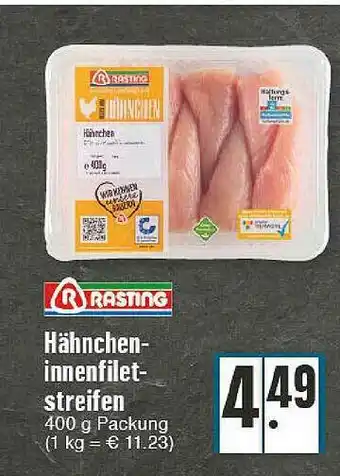 Edeka Rasting Hähncheninnenfiletstreifen Angebot