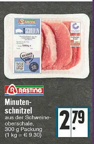 Edeka Minutenschnitzel Rasting Angebot