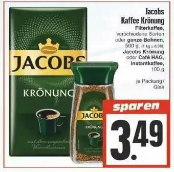 Edeka Jacobs Kaffee Krönung Angebot