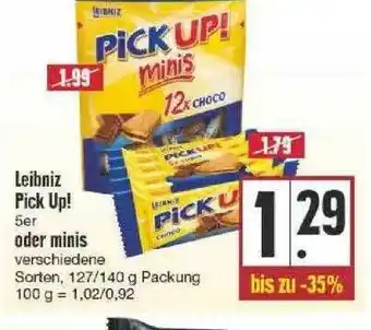 Edeka Leibniz Pick Up! Oder Minis Angebot