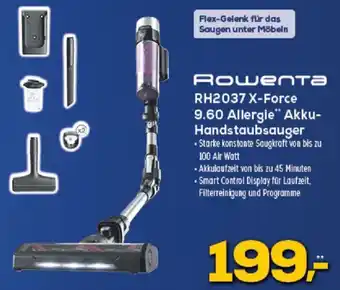 Euronics Rowenta RH2037 X-Force 9.60 Allergie Akku-Handstaubsauger Angebot