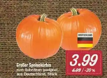 Edeka Großer Speisekürbis Angebot