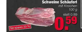 Edeka Scherer Schweine Schäuferl Angebot