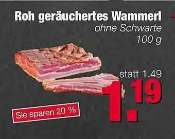 Edeka Scherer Roh Geräuchertes Wammerl Angebot