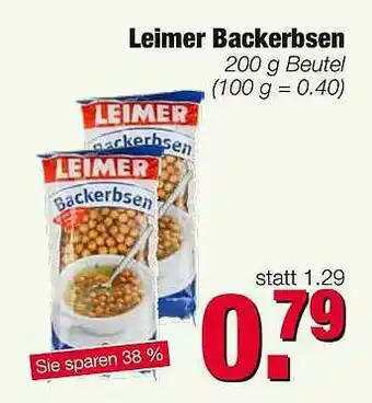 Edeka Scherer Leimer Backerbsen Angebot