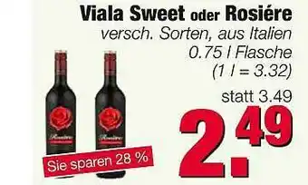 Edeka Scherer Viala Sweet Oder Rosiére Angebot