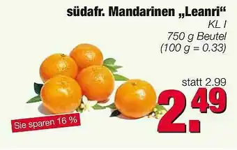 Edeka Scherer Südafr. Mandarinen „leanri” Angebot