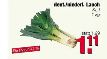 Edeka Scherer Deut.-niederl. Lauch Angebot