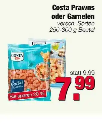 Edeka Scherer Costa Prawns Oder Garnelen Angebot