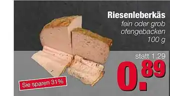 Edeka Scherer Riesenleberkäs Angebot