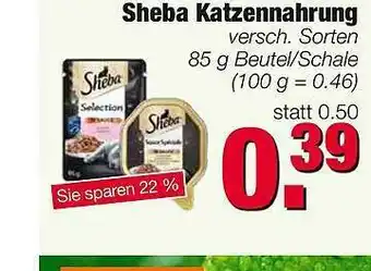 Edeka Scherer Sheba Katzennahrung Angebot