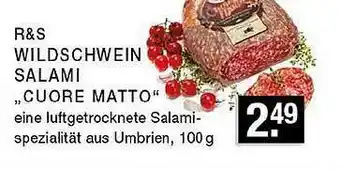 Edeka Zurheide R&s Wildschwein Salami Angebot