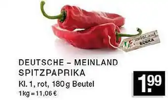 Edeka Zurheide Spitzpaprika Angebot