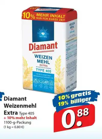 Famila Nord Ost Diamant Weizenmehl Extra Type 405 + 10% Mehr Inhalt Angebot