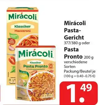 Famila Nord Ost Mirácoli Pasta Gericht Oder Pasta Pronto Angebot