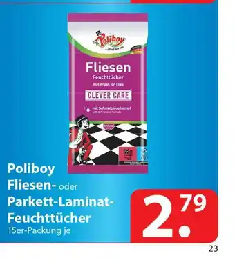 Famila Nord Ost Poliboy Fliesen Oder Parkett-laminat Feuchttücher Angebot