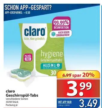 Famila Nord Ost Claro Geschirrspül-tabs Angebot