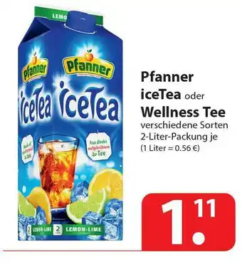 Famila Nord Ost Pfanner Icetea Oder Wellness Tee Angebot