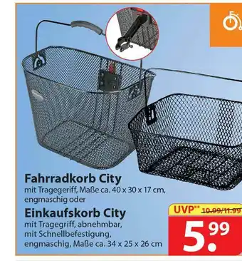 Famila Nord Ost Fahrradkorb City Oder Einkaufskorb City Angebot