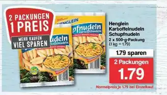 Famila Nord Ost Henglein Kartoffelnudeln Schupfnudeln Angebot