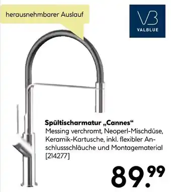 BayWa VALBLUE Spültischarmatur ,,Cannes" Angebot