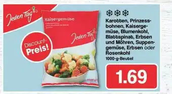 Famila Nord Ost Karotten, Prinzessbohnen, Kaisergemüse, Blumenkohl, Blattspinat, Erbsen Und Möhren, Suppengemüse, Erbsen Oder Rosenkhol Angebot