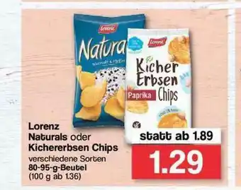 Famila Nord Ost Lorenz Naturals Oder Kichererbsen Chips Angebot