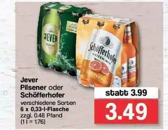 Famila Nord Ost Jever Pilsener Oder Schöfferhofer Angebot