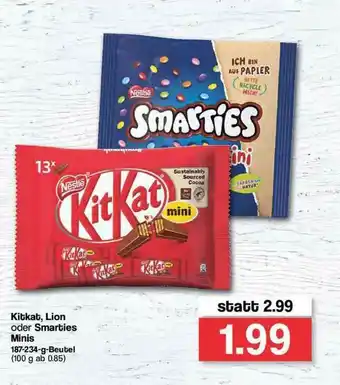 Famila Nord Ost Kitkat, Lion Oder Smarties Minis Angebot