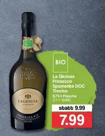 Famila Nord Ost La Gioiosa Prosecco Spumante Doc Treviso Angebot