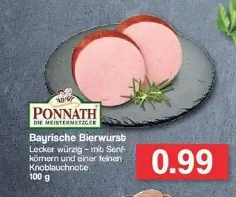 Famila Nord Ost Ponnath Bayrische Bierwurst Angebot