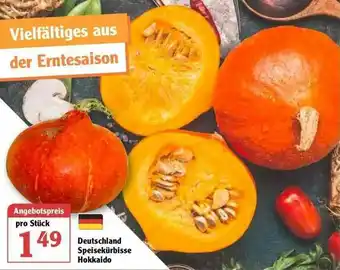 Globus Deutschland Speisekürbisse Hokkaido Angebot