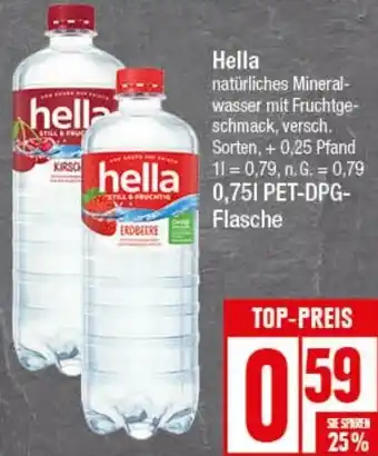 Elli Markt Hella natürliches Mineralwasser 0,75 L Angebot