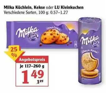 Globus Milka Küchlein Kekse Oder Lu Kleinkuchen Angebot