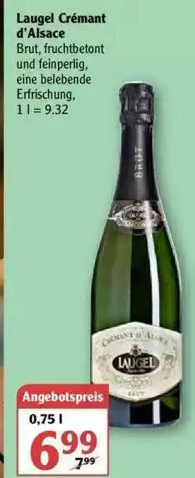 Globus Laugel Crémant D'alsace Angebot