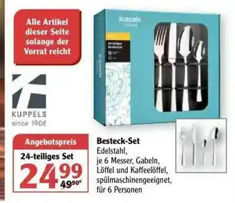 Globus Besteck-set Angebot