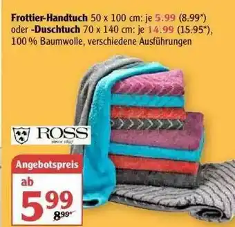 Globus Frottier-handtuch Oder -duschtuch Angebot