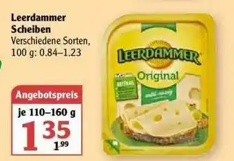 Globus Leerdammer Scheiben Angebot