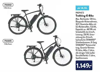 Aldi Nord Prophete Trekking-e-bike Angebot